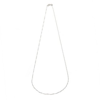 Fio Cingapura de ouro branco