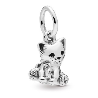 CHARM PANDORA de plata colgante figura de gato