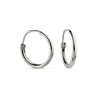 Criollas de tubo de plata 12mmx1.5mm