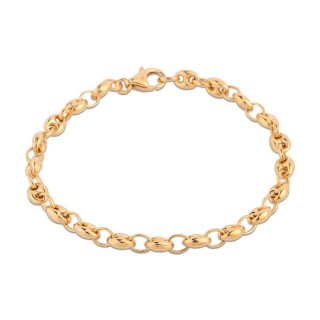 Corrente em ouro 9k com links