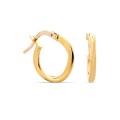 Pendientes de oro amarillo 18K Criollas trenzadas Oro Vivo