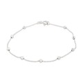 Pulseira em prata com Bolinhas De 18 Cm Oro Vivo