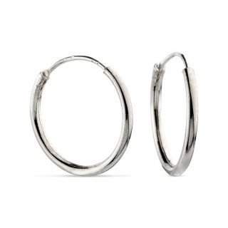 Criollas de plata 16 mm 1.5 mm Oro Vivo