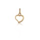 Colgante de oro amarillo 18K con corazón