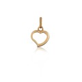 Pendente em ouro amarelo 18K com coração Oro Vivo