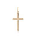 Colgante de oro amarillo 9k con cruz lisa Oro Vivo