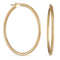 Argolas em ouro amarelo 9k de 45 MM