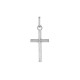 Pendente em ouro branco 18 k com cruz