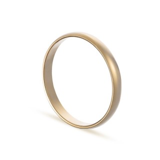 Alianza de oro amarillo 18k 1/2 caña 3mm Oro Vivo