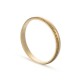 Alianza de oro amarillo 18k lisa bordes 2.5mm Oro Vivo