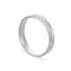 Alianza de oro blanco 18k espigas 4mm Oro Vivo