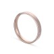 Alianza de oro rosa 18k lisa confort 3mm Oro Vivo