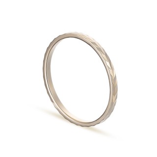 Alianza de oro amarillo 9k facetada 1.5mm Oro Vivo
