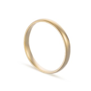Alianza de oro amarillo 9k 1/2 caña 3mm Oro Vivo