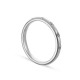 Alianza de oro blanco 9k 5 diamantes 0.10ct 2.5mm Oro Vivo
