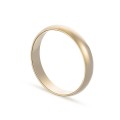 Aliança em ouro amarelo 9K 1/2 cana 4mm Oro Vivo