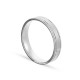 Alianza de plata Mate y brillo 4.5 MM