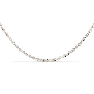 Fio singapura em ouro branco 9 kt