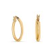 Pendientes Aro lisos de oro amarillo 9 KT de 15 mm X 2mm