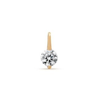 Pendente em ouro amarelo 9 kt com zircónia