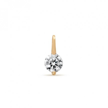 Pendente em ouro amarelo 9 kt com zircónia