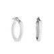 Argolas em ouro branco 9 kt de 15mm