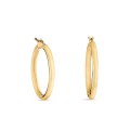 Argolas em ouro amarelo 9 kt de 25mm