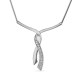 Collar de plata filigrana circonita 40+3CM