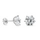 Pendientes de plata circonita 8MM