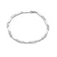 Pulsera de plata circonita 18CM