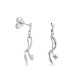 Pendientes de plata circonita fligrana