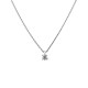 Colar de prata 4.5MM 4 garras zircónias 40+3CM