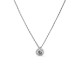 Collar de plata chaton 6MM 40+3CM