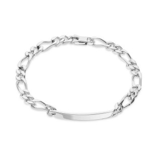 Pulsera de plata programada 2X1 5MM 19CM