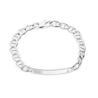 Pulsera identidad bilbaina mate y brillo 5MM 19CM