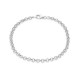 Pulseira de prata com corrente de jaseron