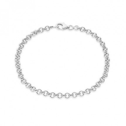 Pulsera de cadena jaseron de plata