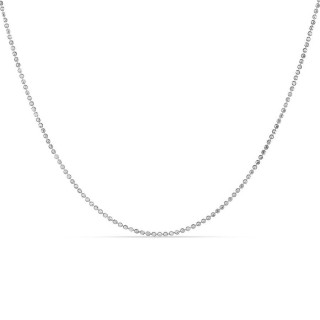 Collar de plata con bolitas 42CM