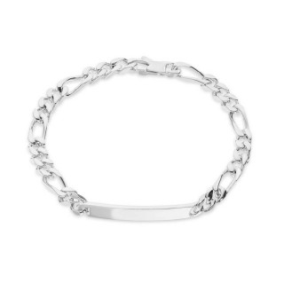 Pulsera de plata programada 3X1 19MM 19CM