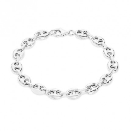 Pulsera de plata calabrote 8MM