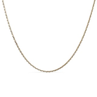 Fio em ouro amarelo 9k forçat diamantado, 1,75 mm