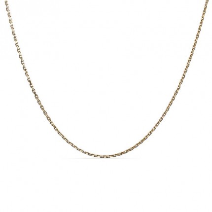 Cadena de oro amarillo 9K forçat diamantada, 1,75 mm