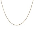 Fio em ouro amarelo 9k forçat diamantado, 1,75 mm
