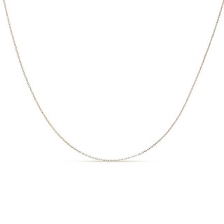 Cadena forzada de oro amarillo 9K diamantada, 0,97 mm