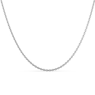 Cadena de plata forçat diamantada
