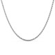 Cadena de plata malla jaseron
