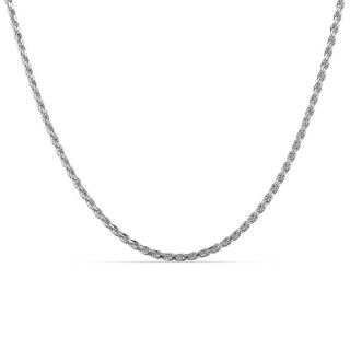 Cadena de plata malla jaseron