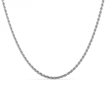 Cadena de plata malla jaseron
