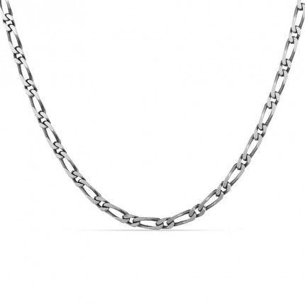Cadena de plata para hombre programada 1x1 4MM