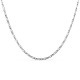Cadena de plata para hombre programada 1x1 2.5MM